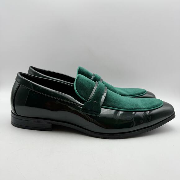 Stacy Adams Mens Spratley Saddle Slip-On Loafers US 15 M Green GUC main image 10